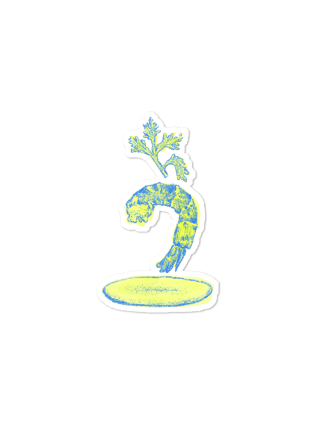 illustrated ingredients sticker