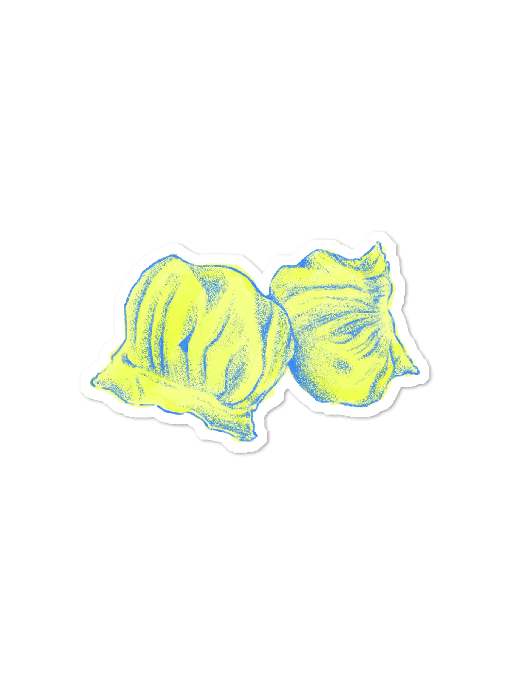 illustrated ravioli sticker