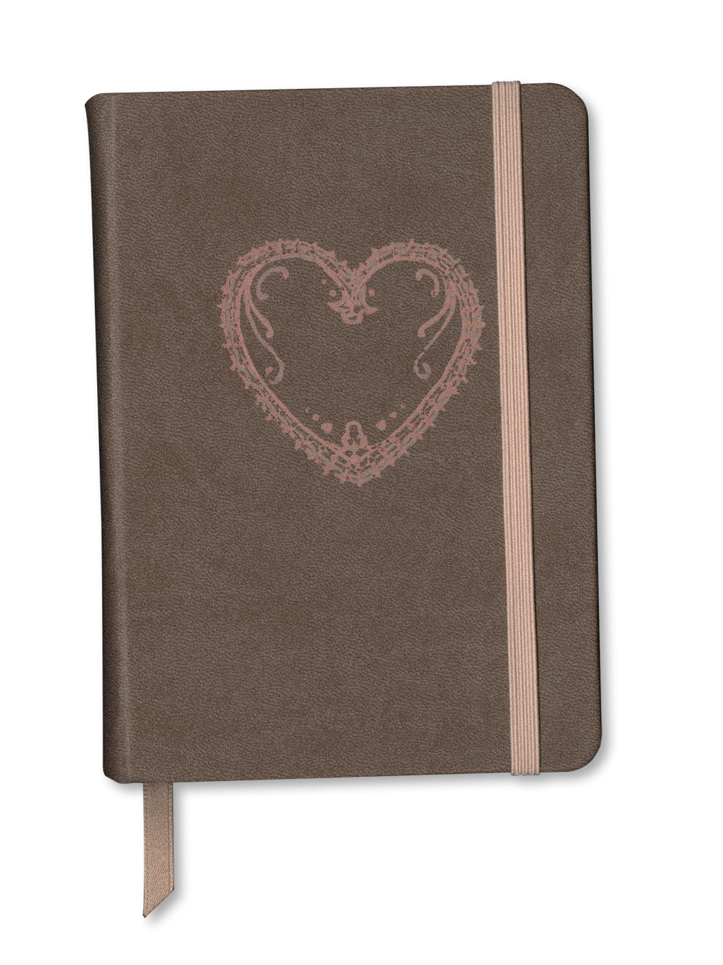 heart themed sketchbook